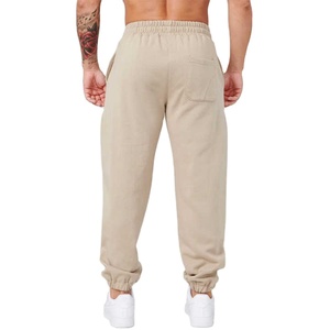 Pantalon de jogging personnalisé avec logo, grande taille, pour homme, décontracté, ample, pour l'entraînement, le sport et le fitness - Product Image 2