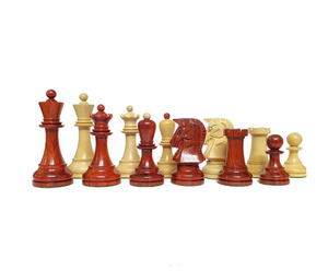 Jeu d'échecs en bois fait à la main de luxe King de 3.7 pouces avec pièces Staunton de qualité supérieure et étui pliant - Product Image 3