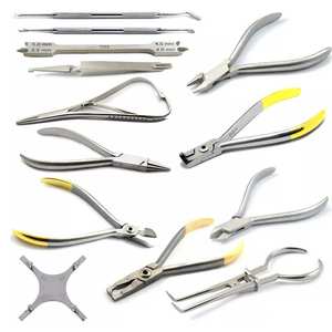 Stainless Steel Manual Orthodontic Wire Bending Pliers Dental <b>Bracket</b> Removing Placing Instrument Set - Product Image 4