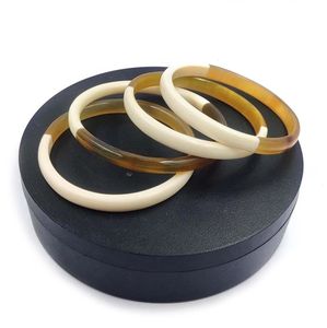 FRIENDLY BUFFALO HORN Hecho a mano de lujo al por mayor Natural Buffalo Ox Cow Horn Bangle Joyería de moda para hombres y mujeres - Product Image 4