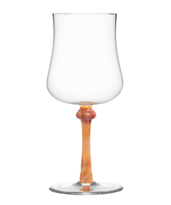 Copa de vino soplada a mano, copa de vino artesanal, barra de sombreado de color, copas de vino tinto - Product Image 4