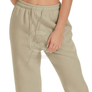 Alto fabricante mejor Material etiqueta privada su propio diseño nuevo estilo pantalones de chándal para mujeres - Product Image 6