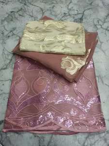 Vestido de Novia Faransawi de Alta Calidad, 100% Seda, Tejido Transpirable de Peso Medio, Estampado Multicolor con Cristales - Product Image 4