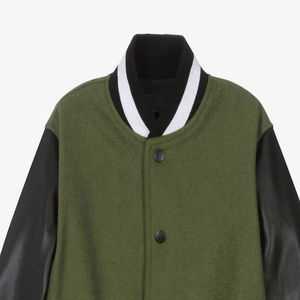 Chaqueta universitaria para hombre con logotipo personalizado de la mejor calidad, tela de lona con cuello levantado para invierno, transpirable de secado rápido con OEM - Product Image 6