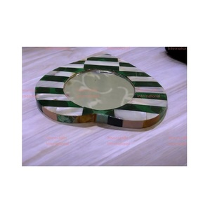 Top Selling Stonecrafts International Stylish Mother Pearl Heart-Shaped Handmade Lightweight <b>Small</b> <b>Mirror</b> Elegant Home Accessory - Product Image 1