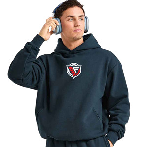 Sweat à capuche Hip Hop Vintage personnalisé pour hommes, hiver, coton, polaire, poids lourd, coupe régulière, poche, sweat-shirt imprimé imperméable 100% - Product Image 1