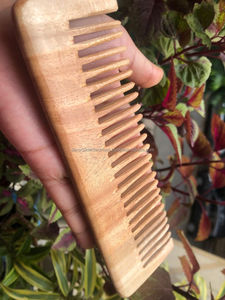 Peigne à cheveux en bois de Neem pour la promotion de salons à domicile et l'utilisation de voyages du fournisseur indien au prix d'exportation - Product Image 5