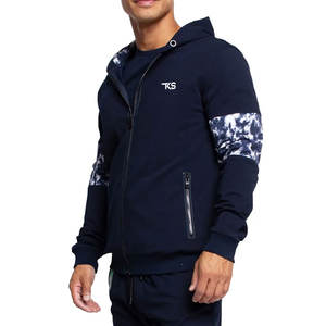 Sudaderas ligeras con cremallera de alta calidad para hombres Sudaderas con capucha con cremallera hechas de algodón de diseño personalizado para hombres - Product Image 5