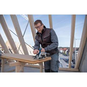 Scie circulaire sans fil 18V avec moteur sans charbon, lame latérale gauche, 1 lame de scie circulaire, 2 batteries ProCORE 5.5Ah et chargeur pour le bois - Product Image 3