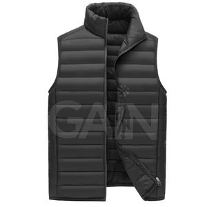 2025 chaqueta acolchada de talla grande chaleco cálido de invierno nuevo diseño estilo de moda chaleco acolchado personalizado para hombres - Product Image 1