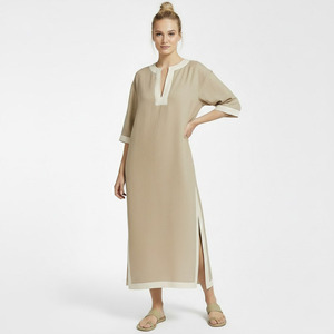 Customized oversized <b>loose</b> fit linen <b>dress</b> - Product Image 6