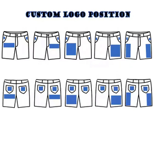 Pantalones vaqueros holgados desgastados de gran tamaño lavados en blanco de alta calidad personalizados de diseño único, pantalones cortos de gimnasio para hombre - Product Image 5