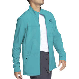 ผลิตในประเทศปากีสถาน เสื้อสครับผู้ชายแบบใหม่ล่าสุด ดีไซน์ทันสมัย แขนยาว ผลิตจากผ้าสแปนเด็กซ์/โพลีเอสเตอร์ คุณภาพสูง เหมาะสำหรับใช้ในโรงพยาบาล - Product Image 4