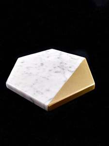 Personalized Custom Shape Marble Unfinished Charred Marble Stone Coasters Custom Premium Olive Marble Wood Resin Tea Cup Coaster - Product Image 2