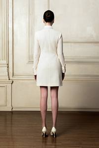 Prix de gros robe blanche pour femmes Kane Mini robe vêtements pour femmes 90% coton 10% Polyester vêtements pour femmes élégant blanc ANT - Product Image 4