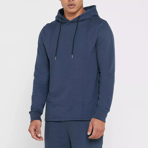 Conjunto de 2 piezas ajustado de verano de talla grande personalizado de alta calidad para hombre, jersey de manga larga transpirable, Sudadera con capucha, pantalones cortos informales estampados para - Product Image 2