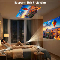 Projecteur intelligent Android WiFi Everycom R16 Mini, home cinéma, projecteur vidéo, prise en charge de la vidéo 1080P, mise au point automatique, projecteurs de cinéma
