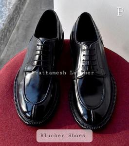 Best Selling Comfortable Premium Leather Shoes Upper Blucher Style with Split Toe Casual and Formal Functions Soft for <b>Autumn</b> - Product Image 6