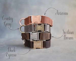 Collar de perro con correas grabadas personalizadas, diseño tribal de 1 "para niños y niñas - Product Image 5