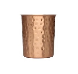 Antique Finished Designer Copper <b>Glass</b> <b>Cocktail</b> Table Handcrafted Traditional Style Restaurant Dining Top Decorative <b>Glasses</b> - Product Image 4