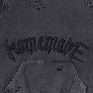 เสื้อฮู้ดดี้บุซับในผ้าฝ้ายฟลีซ 100% สำหรับผู้ชาย ทรงโอเวอร์ไซส์ ระบายอากาศได้ดี ขอบดิบ ซักย้อมแบบแอซิดวอช  สีพื้น  สำหรับฤดูหนาว  ขั้นต่ำในการสั่งซื้อน้อย - Product Image 5