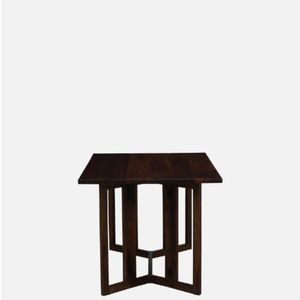 Table de salle à manger/console pliante 6 places Elburg en bois de Sesham massif dans un meuble de cuisine provincial en teck - Product Image 5