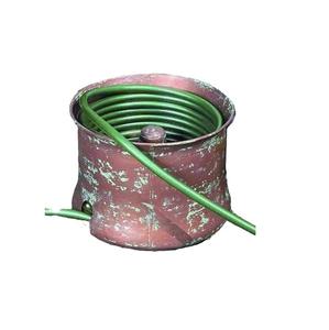 Pot de tuyau d'arrosage galvanisé Tuyaux d'organisation extérieurs en métal avec design décoratif Taille personnalisée Forme Couleur - Product Image 1