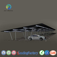 JCHX-Sistema de montaje solar para cochera, sistema fotovoltaico, productos de energía renovable, panel solar impermeable para garaje