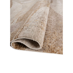 Alfombras de Lana y Seda de Bambú Tejidas a Mano con Patrón Abstracto de Susurros del Desierto para Decoración de Salas de Estar Juveniles AKWB-9070 - Product Image 2