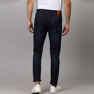 กางเกงยีนส์ขายาวสำหรับผู้ชายขากว้างแบบลำลองล้างทำความสะอาดได้ระบายอากาศได้ดีมีสไตล์ - Product Image 2