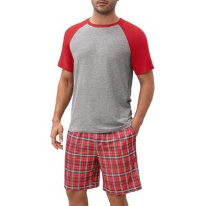 Ensemble 2 pièces homme T-shirt et short en coton uni coupe ajustée, qualité OEM, pour le sport, exporté par fournisseur BD - Product Image 3