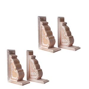 Premium Quality Wood Made Bookends New Designed <b>Table</b> <b>Top</b> <b>Decorative</b> Wooden Bookends Available at a Reasonable Price - Product Image 5
