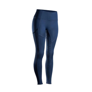 Mallas de montar personalizadas OEM para mujer, pantalones impermeables de caballo de montaña de cintura media/alta, pantalones ecuestres - Product Image 2