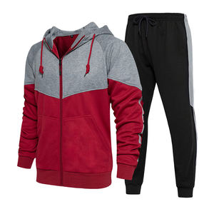 Chándal Deportivo para Hombre, Transpirable, Ligero, Tejido Suave, Atlético, para Correr, Dobladillo Ajustable, Puños Elásticos - Product Image 1