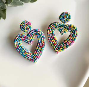 ต่างหูห้อยลูกปัดจากนักออกแบบที่กำลังมาแรงทำมือสำหรับกิจกรรมพิเศษงานปักดีไซน์อินเทรนด์สีสันสดใสสำหรับเด็กผู้หญิงและผู้หญิง - Product Image 5