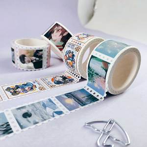 2025 Trung Quốc Chất lượng cao tùy chỉnh làm cho dính Masking in ấn đầy màu sắc tem Washi Băng - Product Image 5