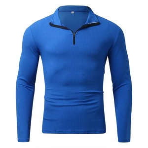 Modern <b>men</b> <b>half</b> <b>zip</b> <b>sweatshirt</b> 450 GSM fleece cotton blend soft warm texture oversized fashion OEM ODM embroidery logo factory - Product Image 6