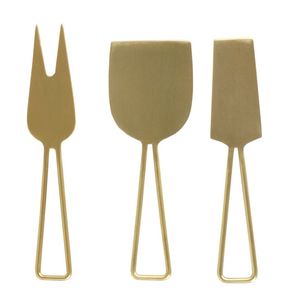 Juego de 4 Cuchillos para Queso de Acero Inoxidable Color Plateado con Rebanador de Queso para Cocina, Comedor y Servicio - Product Image 4