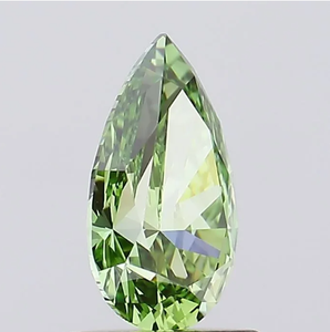 เครื่องประดับเพชรลูกแพร์ตัดเพชรสีเขียวสดใสแฟนซีคุณภาพสูงสำหรับการส่งออกได้รับการรับรองจากผู้ผลิต - Product Image 1