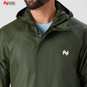 Veste de pluie imperméable sur mesure pour hommes, col à capuche, article d'hiver le plus vendu à des prix abordables - Product Image 3