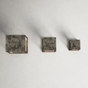 Lanterne à revêtement en poudre grise au Design Antique, lanternes à bougie en métal pour la décoration de la maison, lanterne suspendue de Style Vintage - Product Image 3