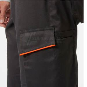 Pantalon de travail pour homme en coton respirant avec plusieurs poches, service de personnalisation OEM, dernier style - Product Image 6