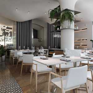 Bancone Professionale per Caffetteria con Pannello in Legno di Noce, Top Nero Opaco e Postazione Attrezzata per Caffè Commerciale - Product Image 3