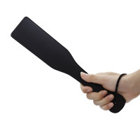 Pala de castigo al por mayor con mango de cuero sintético, látigos de castigo BDSM para bondage, juguetes sexuales para adultos para castigar el trasero, para parejas