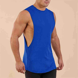 Camiseta Deportiva de Algodón de Alta Calidad, Sin Mangas, para Viajes, Hogar, Gimnasio, Camiseta de Tirantes para Hombre, Fitness, Running, con Logotipo Personalizado - Product Image 2