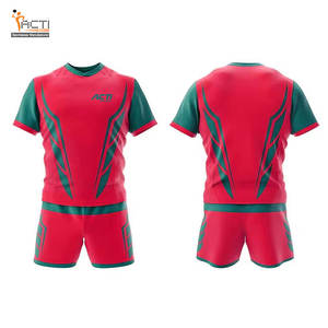 Nueva llegada de conjuntos de uniformes de rugby Venta en línea de secado rápido transpirable Diseño al por mayor Hecho en Pakistán - Product Image 1