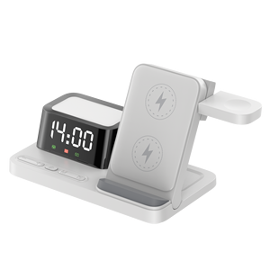 Réveil numérique intelligent 3-en-1 <span class=keywords><strong>15W</strong></span> 2026 avec <span class=keywords><strong>chargeur</strong></span> <span class=keywords><strong>sans</strong></span> <span class=keywords><strong>fil</strong></span> personnalisé et calendrier pour montre - Product Image 2