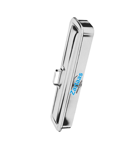 ถาดสายสวนสแตนเลสสตีลคุณภาพสูงพร้อมที่จับสายรัด8-1/2 "x 3" x 1-1/2 "ที่หนีบโลหะ - Product Image 4