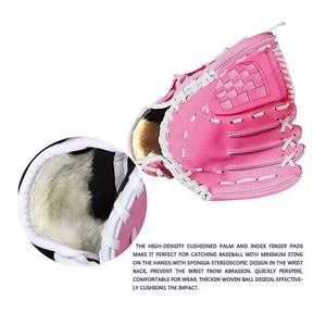 Gants de baseball en cuir Offres Spéciales vente en gros d'équipement de sport de 12.5 pouces gants de baseball d'entraînement de receveur en cuir Pu - Product Image 5