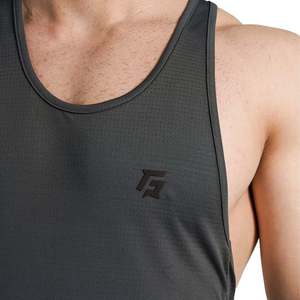 Camiseta sin mangas gris para hombre - Product Image 6